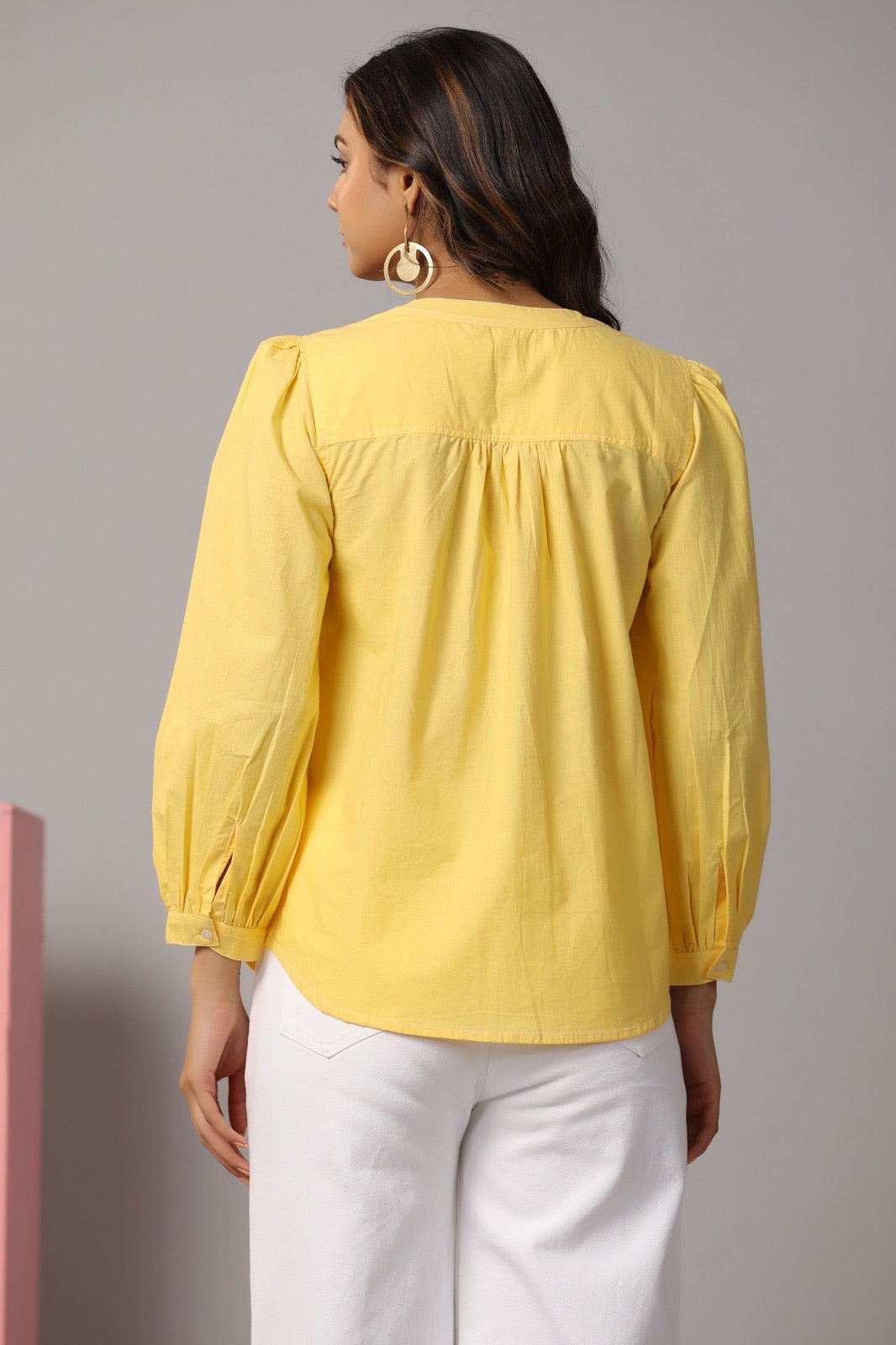 Yellow Color Top