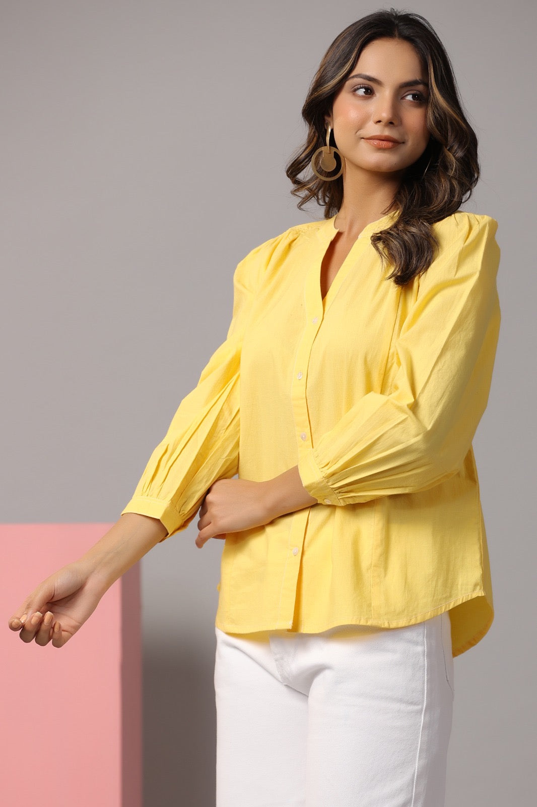 Yellow Color Top
