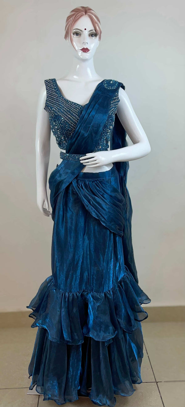 Blue Drape By Shubham Arora