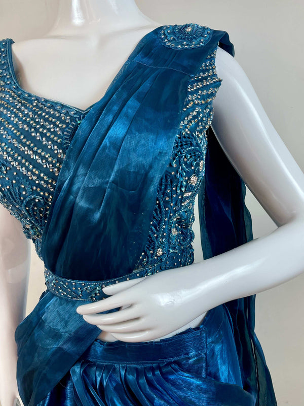 Blue Drape By Shubham Arora